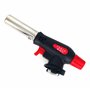 Starlet24® Brûleur à souder (+ 2 cartouches de gaz) Chalumeau à gaz Bunsen Camping Allumegaz Lampe à souder avec allumage piézoé