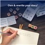 metaFox Cubes de coaching pour l'intelligence émotionnelle – 9 cubes avec des questions de coaching pour l'émotion, le développe