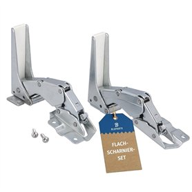 Lot de charnières de porte inférieures comme AEG 4055504197 pour réfrigérateur