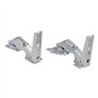 Lot de charnières de porte inférieures comme AEG 4055504197 pour réfrigérateur