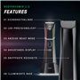 FAVED The Bodygroomer 2.0 Rasoir intime et tondeuse pour le corps avec lame de sécurité révolutionnaire pour homme, puissance 12