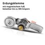 STAHLWERK Pince de terre magnétique EC-300 ST / Pince de terre / Aimant de terre pour matériel de soudure et cutter plasma jusqu