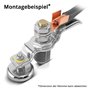 STAHLWERK Pince de terre magnétique EC-300 ST / Pince de terre / Aimant de terre pour matériel de soudure et cutter plasma jusqu