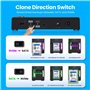 GRAUGEAR Station d'accueil M.2 NVMe et SATA SSD/HDD, USB-C 10 Gbit/s pour M.2 PCIe NVMe + convertisseur SSD et HDD SATA 2,5"/3,5