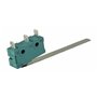 Lot de 2 micro-boutons 3 broches 250 V 5 A 2 positions ON/ON Interrupteur de fin de course avec bras de levier long Interrupteur