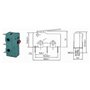 Lot de 2 micro-boutons 3 broches 250 V 5 A 2 positions ON/ON Interrupteur de fin de course avec bras de levier long Interrupteur
