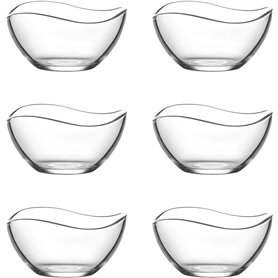 JANTI Set De Bol en Verre De 310 ml - Parfait Comme Bol petit Dejeuner