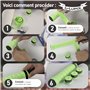 G-Lueck Lot de 27 Overgrips de Tennis très adhérent | Talent Grip | Épaisseur 0,50-0,60 mm | Surgrips pour Raquettes de Tennis, 