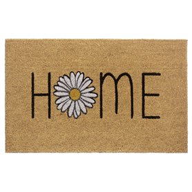 HANSE Home Paillasson en Coco pour l'intérieur - 45 x 75 cm - Antidérapant - pour l'entrée et l'extérieur Couvert - Naturel