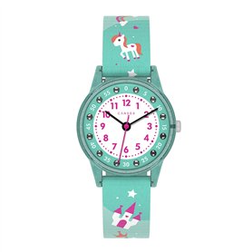 Cander Berlin MNA 4030 J Montre d'apprentissage analogique pour enfant 3 ATM Étanche 3 ATM Motif licorne