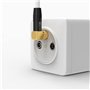 RedStar24 Câble SAT Premium 4m - Câble Coaxial Connecteur F coudé 90° Classe A+ - Câble Antenne Fiche F pour TV, Routeur & Modem