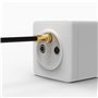 RedStar24 Câble SAT Premium 0,5m - Câble Coaxial Connecteur F Classe A+ - Câble Antenne Fiche F pour TV, Routeur & Modem Interne