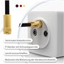 RedStar24 Câble SAT Premium 30m - Câble Coaxial Connecteur F Classe A+ - Câble Antenne Fiche F pour TV, Routeur & Modem Internet