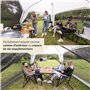 Skandika Pavillon Fortun 350 | Abri d'extérieur tonnelle avec moustiquaire, Colonne d'eau 3000 mm, Hauteur 210 cm, Montage Facil