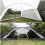 Skandika Pavillon Fortun 350 | Abri d'extérieur tonnelle avec moustiquaire, Colonne d'eau 3000 mm, Hauteur 210 cm, Montage Facil