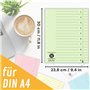 5 couleurs pastel – Papier recyclé solide