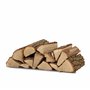 Bois de chauffage en chêne séché au four - 25 litres - Longueur des bûches : environ 25 cm - Humidité du bois inférieure à 15 % 