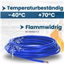 Kalitec Câble H07V-K 6 mm² Bleu Foncé - 5 m - Flexible - Toron - Câblage à Fils Fins - Monofil pour Armoire Électrique - Fil Éle