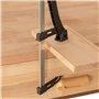 STAHLWERK Lot de 2 serre-joints à levier 80 x 250 mm - Serre-joints puissants avec force de pression de 100 kg - Blocage rapide 