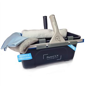 PureCLN Lot de 7 nettoyeurs de vitres professionnels avec supports confortables
