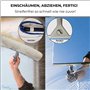 PureCLN Lot de 7 nettoyeurs de vitres professionnels avec supports confortables, nettoyage rapide et facile, kit de nettoyage de