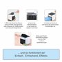 Polar Air Cooler - Refroidisseur d'air mobile de qualité supérieure - Avec 3 niveaux et 7 lumières d'ambiance - Mini refroidisse