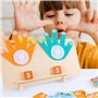 Jouet éducatif Montessori pour apprendre à compter jusqu'à 10 ans et calculer pour les enfants de 3 à 6 ans, comptage des doigts