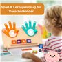 Jouet éducatif Montessori pour apprendre à compter jusqu'à 10 ans et calculer pour les enfants de 3 à 6 ans, comptage des doigts