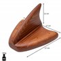McFARRONS – Porte Flèchettes en Bois pour 6 Fléchettes – Support de Table Pratique, Idéal comme Accessoire pour Toutes Les Cible
