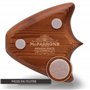 McFARRONS – Porte Flèchettes en Bois pour 6 Fléchettes – Support de Table Pratique, Idéal comme Accessoire pour Toutes Les Cible