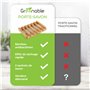 Greenable ® Porte-Savon & 2 Sachets de Savon - Égouttoir en bambou avec effet de séchage rapide - Sachet en sisal avec effet exf