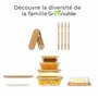 Greenable ® Porte-Savon & 2 Sachets de Savon - Égouttoir en bambou avec effet de séchage rapide - Sachet en sisal avec effet exf