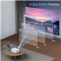 T TOPVISION Vidéoprojecteur Bluetooth, 9500L Native 1080P Projecteur Supporté 4K/Zoom, Rétroprojecteur Home Cinéma avec écran 10