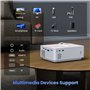 T TOPVISION Vidéoprojecteur Bluetooth, 9500L Native 1080P Projecteur Supporté 4K/Zoom, Rétroprojecteur Home Cinéma avec écran 10