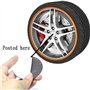 FDRYUYT Jeu d'enjoliveurs de Roue pour Citroen C1 2 3 4 5 C4 DS3 VTS 56 mm, Cache-moyeu Central en Aluminium ABS avec Logo