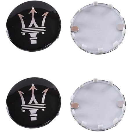 FDRYUYT Jeu d'enjoliveurs de Roue pour Maserati Ghibli President 60mm