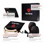 VIA FORTIS Anneaux de Gymnastique Premium en Bois avec Sangles, Sac et Guide d'Entraînement - Anneaux de Gym pour Calisthenics &