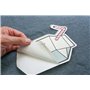 SKULLPAPER® Papier transfert textile A4 pour tissus foncés et colorés - incl. 200+ modèles de motifs GRATUITS - pour imprimantes