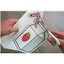 SKULLPAPER® Papier transfert textile A4 pour tissus foncés et colorés - incl. 200+ modèles de motifs GRATUITS - pour imprimantes