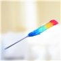 Color Feather Duster - Soft Magic Feather Duster Ménage Produits De Nettoyage Colorés Anti Statique avec Long Poignée Nouveau