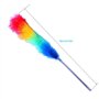 Color Feather Duster - Soft Magic Feather Duster Ménage Produits De Nettoyage Colorés Anti Statique avec Long Poignée Nouveau