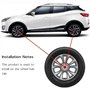 QFYANXUAN 4 pièces Cache-moyeux Centre Enjoliveurs Autocollant, pour Opel Adam 2012-2020 56mm Cache Moyeu Couverture De Roue Cap