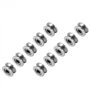 NSNGPAFACZ 10 pièces V624ZZ V rainure roulement à Billes poulie for Voie ferrée système de Mouvement linéaire 4X13X6mm roulement