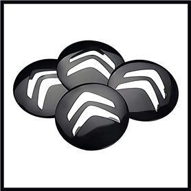 CBYUANHANG Autocollant pour Cache Moyeu pour Citroen 56mm C1 C2 C3 C4 C5 C6