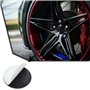 CBYUANHANG Autocollant pour Cache Moyeu pour Citroen 56mm C1 C2 C3 C4 C5 C6, 4 Pièces Cache Moyeux - Capuchons de Centre Voiture