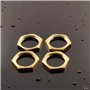 40 Pièces 40pcs Contre-écrou Hexagonal G1/4 Écrou Raccords De Tuyauterie Fileter Les Contre-écrous De Tuyau T Écrou Écrous à Ser