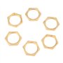 40 Pièces 40pcs Contre-écrou Hexagonal G1/4 Écrou Raccords De Tuyauterie Fileter Les Contre-écrous De Tuyau T Écrou Écrous à Ser