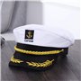 SOIMISS Capitaine Yacht Chapeau Bateau Bateau Marin Casquette Marine Costume Faveur Chapeau Amiral Marin Casquette Accessoire po
