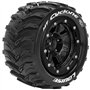 2 Pneus & Jantes Louise MT-Cyclone Traxxas Maxx Soft Black (MFT) 3331SB