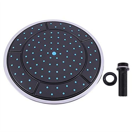 Uinfhyknd 1 tête de toit en plastique de forme ronde de 25 cm pour salle de douche